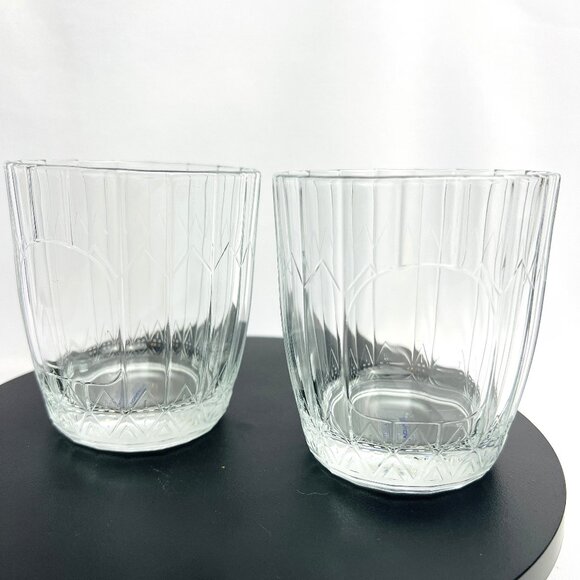 Vintage Whiskey Glasses Von Pok Cocktail Liquor Barware Made in Italy 2 pcs - Picture 1 of 8